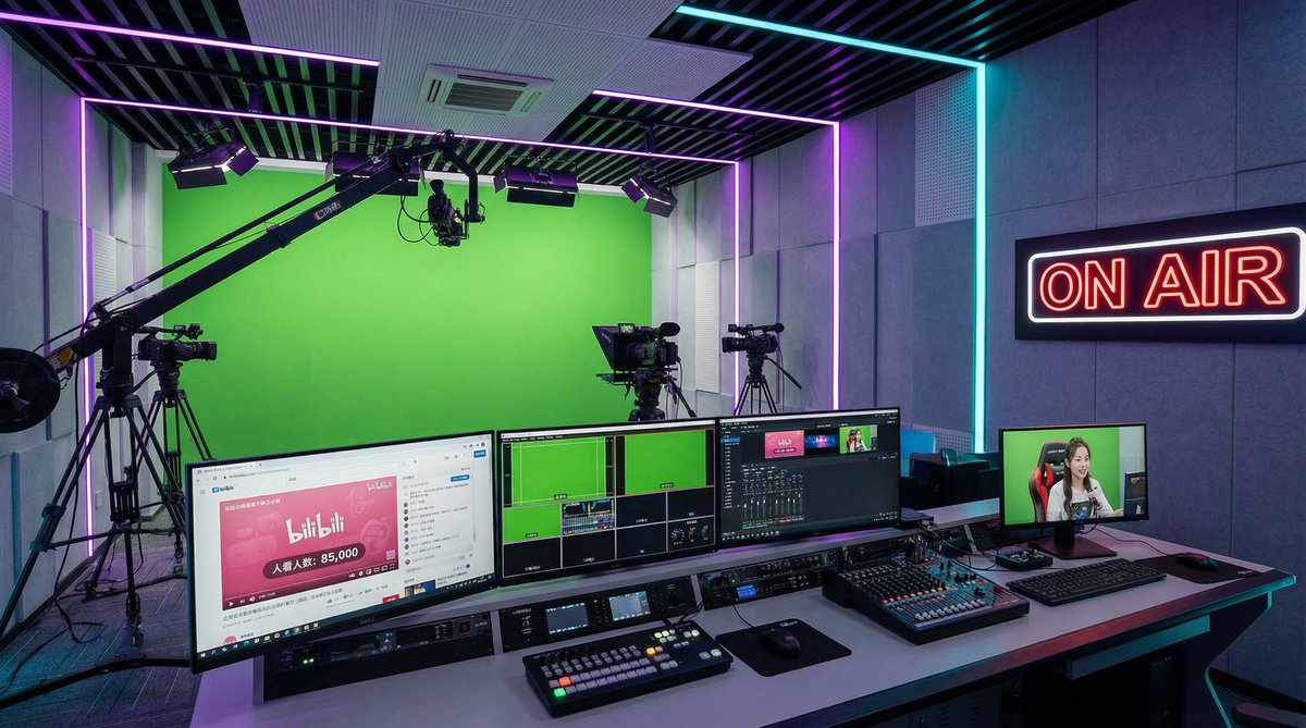 抖音风官网视频直播工作室